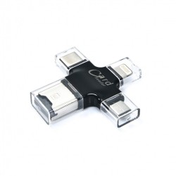 4 in 1 OTG Card Reader For All Mobile And Pc