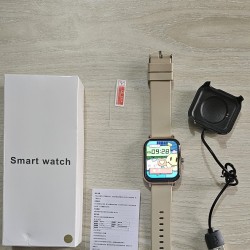 GT20 Smart Watch Bluetooth Calling Touch Display - Gold