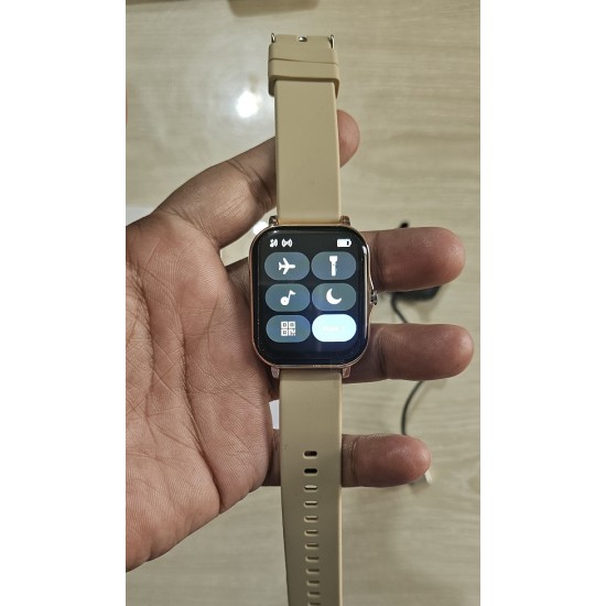 GT20 Smart Watch Bluetooth Calling Touch Display - Gold