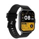 GT20 Smart Watch Bluetooth Calling Touch Display - Black