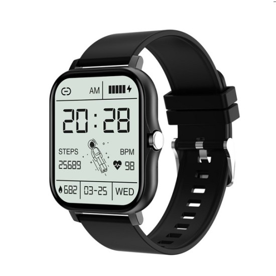 GT20 Smart Watch Bluetooth Calling Touch Display - Black