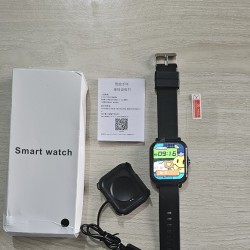 GT20 Smart Watch Bluetooth Calling Touch Display - Black