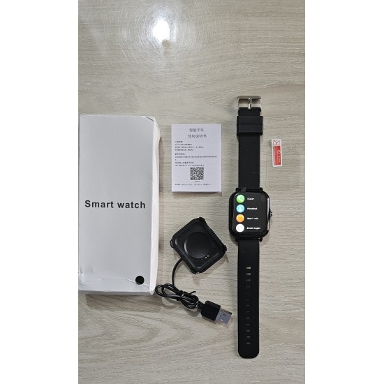GT20 Smart Watch Bluetooth Calling Touch Display - Black