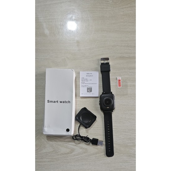 GT20 Smart Watch Bluetooth Calling Touch Display - Black