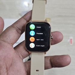 GT20 Smart Watch Bluetooth Calling Touch Display Double Strip Gold