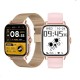 GT20 Smart Watch Bluetooth Calling Touch Display Double Strip Gold