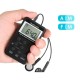 HanrongDa HRD103 Rechargeable Pocket AM FM Radio 