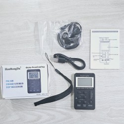 HanrongDa HRD103 Rechargeable Pocket AM FM Radio 