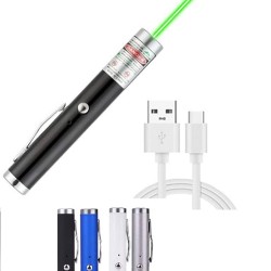 Rechargeable Usb Green Laser Pointer