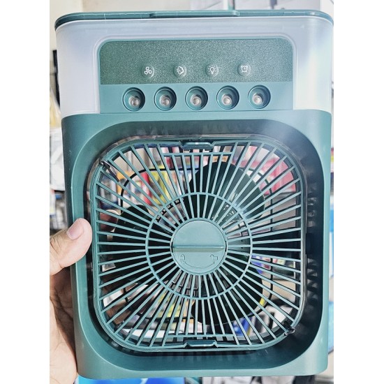 Air Cooler Fan Humidifier Fan Water Mist Fan Blue