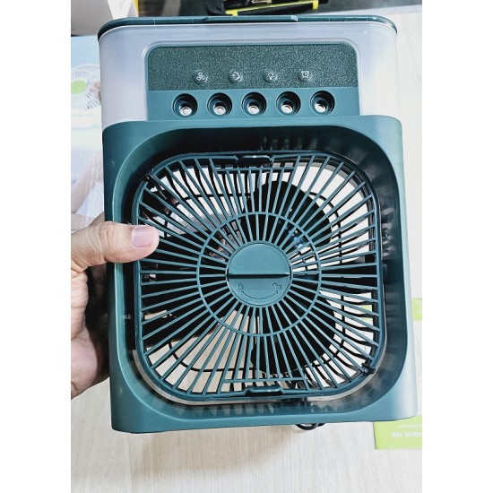 Air Cooler Fan Humidifier Fan Water Mist Fan Blue