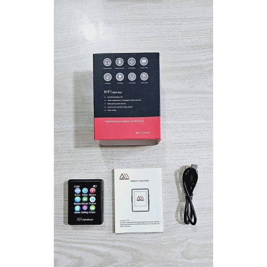 AideeMaster MP3 Player Bluetooth 5.0 MP4 Video Player FM/E-book/Recorder