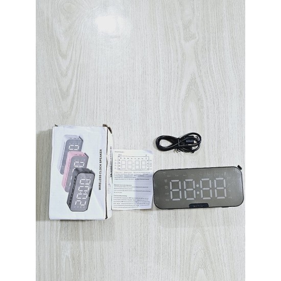 AR109 Multifunctional Wireless LED clock Bluetooth speaker Alarm Clock FM Radio