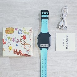 AR17 Kids GPS Watch Sim Supported Water Reset Anti-loss Device Green