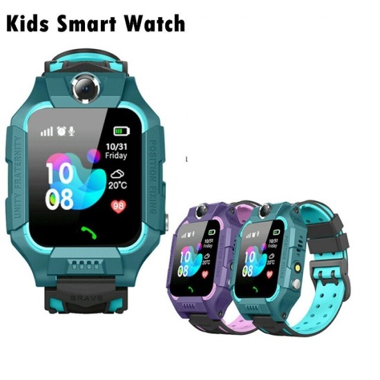 AR17 Kids GPS Watch Sim Supported Water Reset Anti-loss Device Green