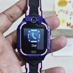 AR17 Kids GPS LBS Smart Watch Water Reset Sim Supported Anti-loss Device - Pink