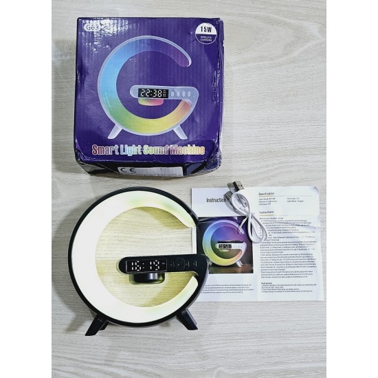 G63 Wireless Bluetooth RGB Speaker Wireless Charger Light APP Control Table Desk Lamp