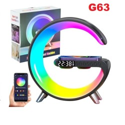 G63 Wireless Bluetooth RGB Speaker Wireless Charger Light APP Control Table Desk Lamp