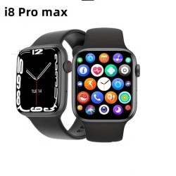 i8 Pro Max Smartwatch 1.54 inch Calling Option Black