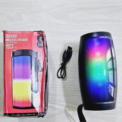 ZQS1201 Wireless Bluetoth Speaker With Colorful LED FM USB TF
