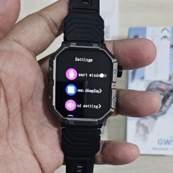Gw55 Sport Smart Watch 2.02 Inch Screen Compass Bt Call 3ATM IP68 Waterproof Ai Voice Smartwatch