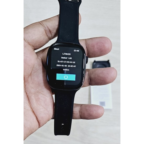 L68 Smart Watch HD Color 2.0 inch Display Bluetooth Call Game Black