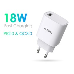 Oraimo 18W Fast Charging Charger With Type-C Cable