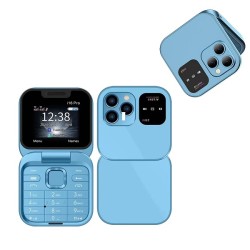 i16 Pro Flip Phone FM Radio Magic Voice Blue