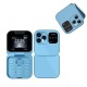 i16 Pro Flip Phone FM Radio Magic Voice Blue
