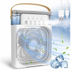 AR27 Air Cooler Fan Humidifier Fan Water Mist Fan White