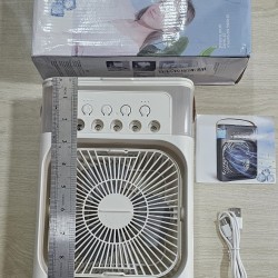 AR27 Air Cooler Fan Humidifier Fan Water Mist Fan White