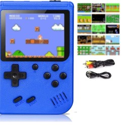 SUP Game Box 500 in 1 Kids Game Player Blue