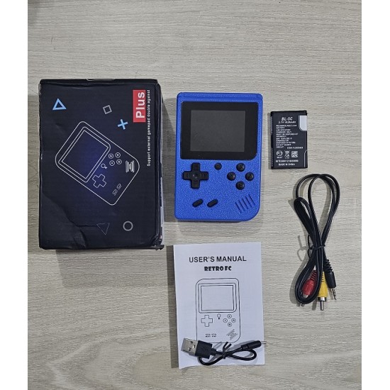 SUP Game Box 500 in 1 Kids Game Player Blue