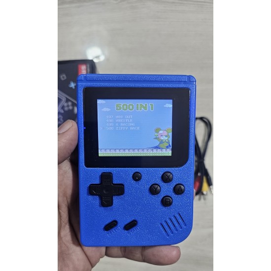SUP Game Box 500 in 1 Kids Game Player Blue