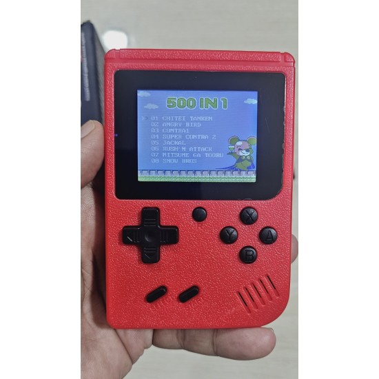 SUP Game Box 500 in 1 Kids Game Player Red