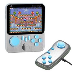 G7 Game Consoles Hand-Held Video Gaming 3.5 inch 666 Game - Gray