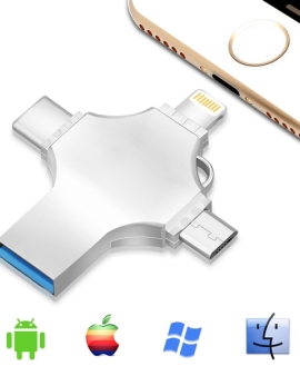 128GB OTG Flash Drive 4 Option Pen Drive USB 3.0