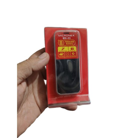 Micronex MX53 Super Slim Mini Phone Dual Sim Warranty - Black