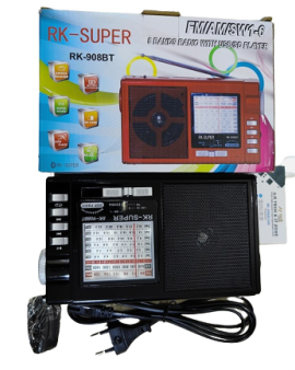 RK Super 980 Bluetooth FM Radio 8 Band With USB/SD Player