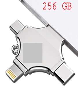 256GB OTG Flash Drive 4 Option Pen Drive Metal Body USB 3.0