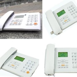 Huawei F501 Desk Phone Single Sim Land Phone - White