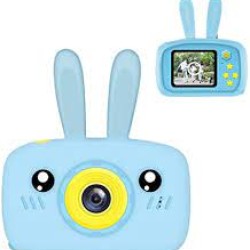 X18 Kids Video Camera For Video And Picture With Silicon Cover - Blue