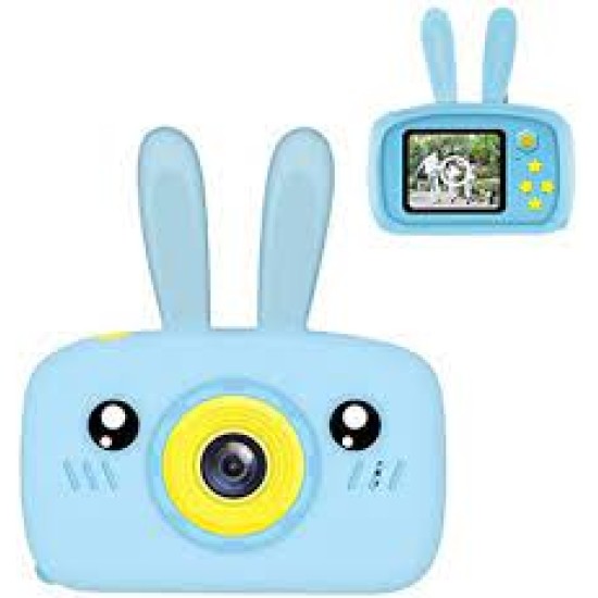 X18 Kids Video Camera For Video And Picture With Silicon Cover - Blue