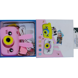 X18 Kids Video Camera For Video And Picture With Silicon Cover - Pink