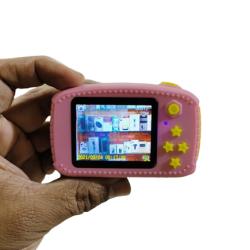 X18 Kids Video Camera For Video And Picture With Silicon Cover - Pink