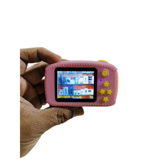 X18 Kids Video Camera For Video And Picture With Silicon Cover - Pink