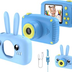 X18 Kids Video Camera For Video And Picture With Silicon Cover - Blue