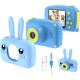 X18 Kids Video Camera For Video And Picture With Silicon Cover - Blue