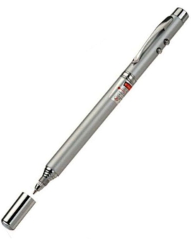 5 in 1 Laser Pointer Light Pen Extendable Head