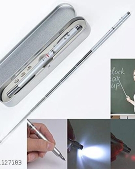 5 in 1 Laser Pointer Light Pen Extendable Head
